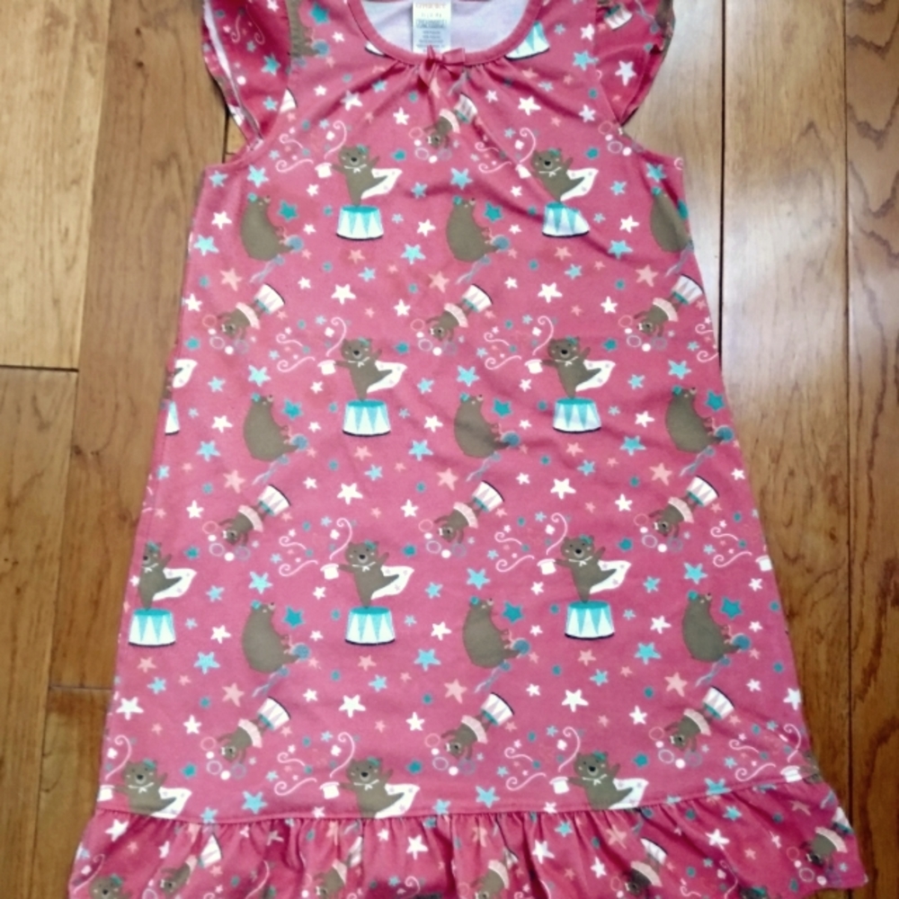 Pink Girl's Bear Pajamas